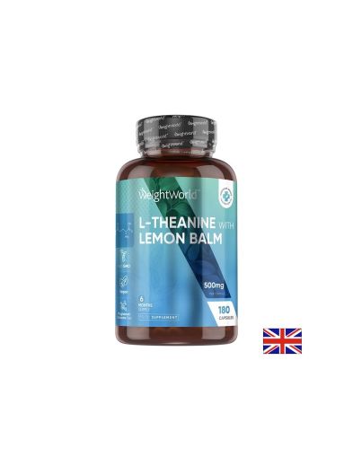 L-Теанин 400 mg + Маточина 100 mg – Спокойствие и концентрация, 180 капсули
