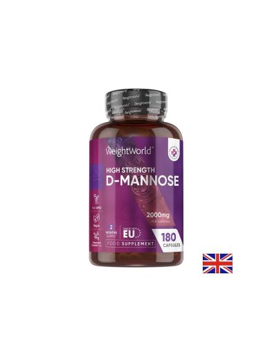 D-Маноза 666 mg – Здрав уринарен тракт, 180 капсули