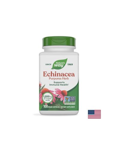 Ехинацея Екстракт 400 мг | Echinacea Herb | Nature’s Way, 100 капс.