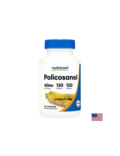 Поликосанол 40 мг | Policosanol | Nutricost , 120 капс.