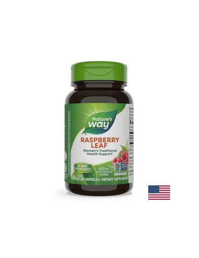 Малина Лист 450 мг | Raspberry Leaf | Nature’s Way, 100 капс.