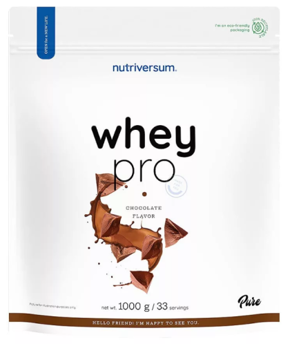 Суроватъчен протеин шоколад | Whey Protein concentrate | Nutriversum, 1000 гр 