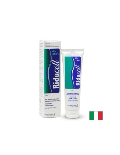 Кофеин + Готу кола + Бръшлян – Антицелулитен гел за изглаждане и стягане на кожата, Riducell, 150 ml