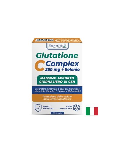Глутатион 250 mg, Витамин C и Селен – Клетъчно здраве и антиоксидантна подкрепа, 30 капсули