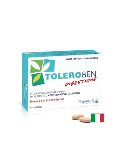 Леко храносмилане с ензими и джинджифил, 150 mg, 30 таблетки