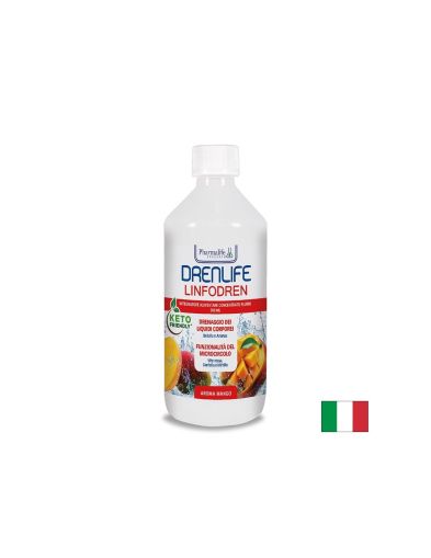 Брезови листа 1800 mg + Готу кола + Бромелаин – Лимфен дренаж и отоци, Drenlife Linfodren, 500 ml