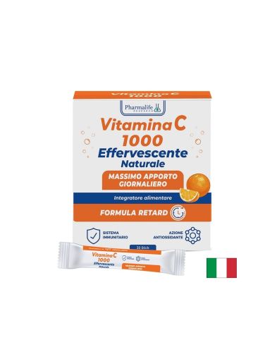 Витамин Ц 1000 мг + Витамин Б2 25 мг | Vitamin C + B2 | Pharmalife research , 30 сашета 