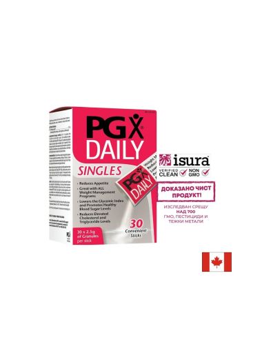 Формула за отслабване | PGX® Daily Ultra Singles | Natural Factors, 30 сашета