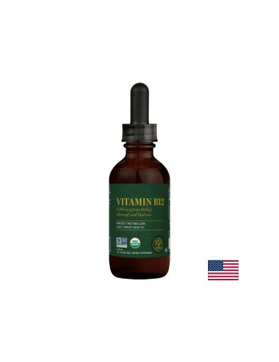 Нервна система - Витамин B12, 5000 µg, 29.6 ml капки