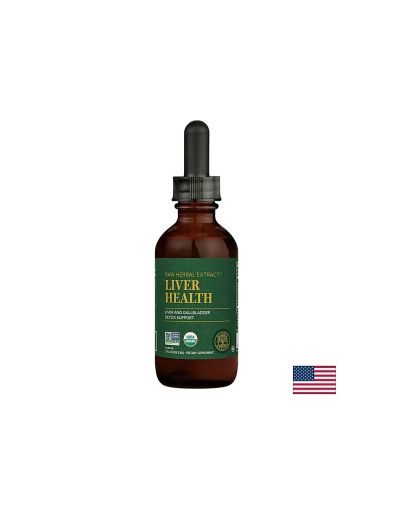 Билкова смес за черен дроб и жлъчка | Liver Support Raw Herbal Extract | Global Healin, 59.2 мл. 