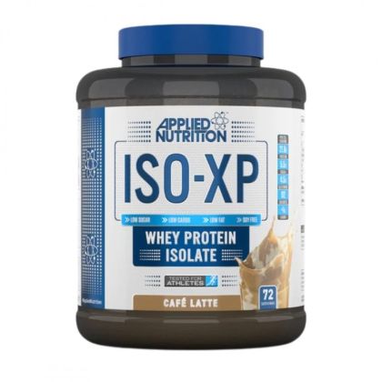 Суроватъчен протеин Изолат - Кафе Лате 1.800 кг | Iso-XP Whey Protein Isolate Cafe Latte | Applied Nutrition, 72 дози  