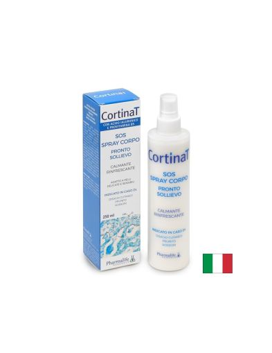 Спрей за тяло с хиалуронова киселина + провитамин B5 – За суха и раздразнена кожа, CortinaT SOS, 250 ml