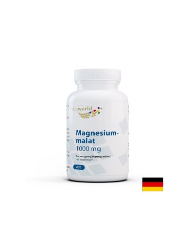 Магнезиев малат | Magnesium malate |  Vitaworld®, 120 капс.