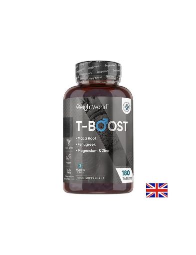 Тестостерон формула за мъже | T-Boost Viaman | WeightWorld 180 табл.