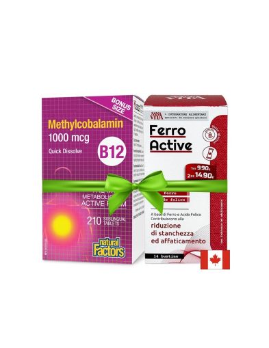 Промо пакет при анемия | Витамин B12  + Желязо + Фолиева киселина | B12 + Folic Acid + Iron | Paladin Pharma 