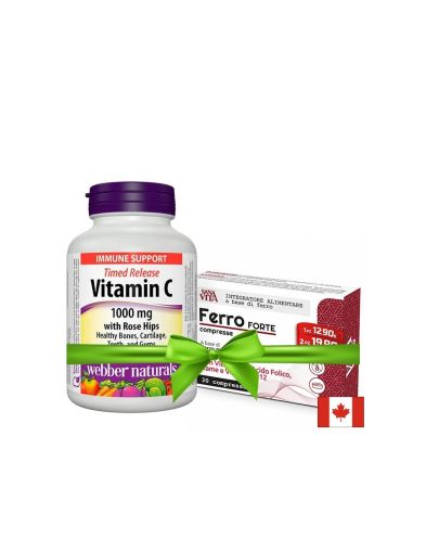 Промо пакет  Витамин Ц с Шипка + Желязо + B12 | Vitamin C + Iron + B12 | Paladin Pharma 