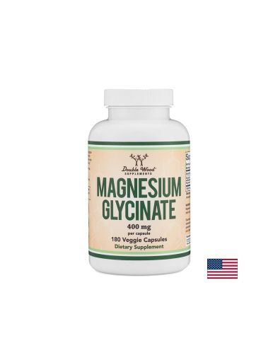 Магнезий ( глицинат ) | Magnesium Glycinate | Double Wood, 180 капс.