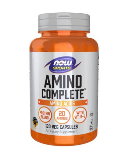 Аминокиселини | Amino Complete | Now Foods, 120 капс. 