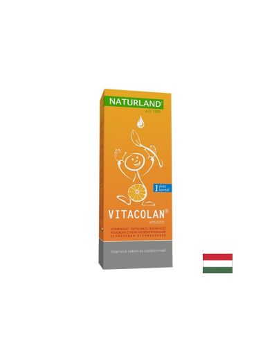 Vitacolan – Мултивитамини за деца над 1 година, 250 ml сироп с вкус на портокал