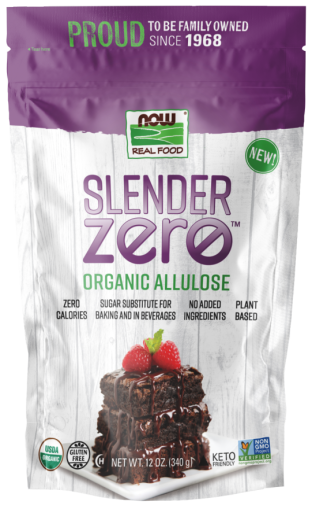 Алулоза на прах БИО | Slender Zero™ Allulose | Now Foods, 340 гр. 