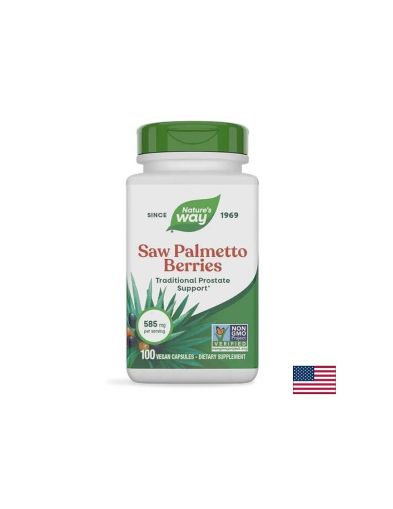 Saw Palmetto Berries/ Сао палмето (плод) 585 mg x 100 капсули Nature’s Way