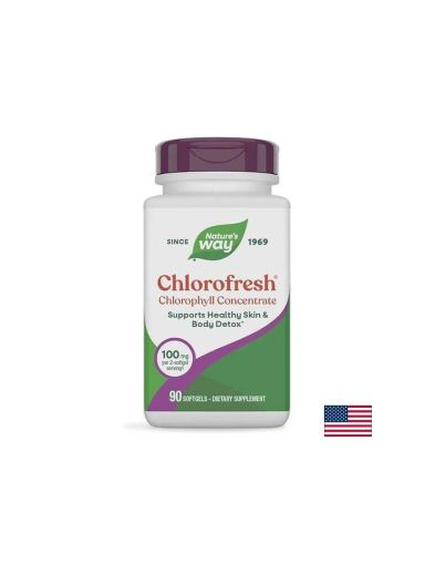 Хлорофреш Хлорофил Концентрат | Chlorophyll Concentrate | Nature’s Way, 90 драж.
