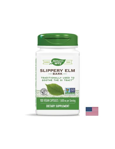 Червен Бряст Кора 400 мг | Slippery Elm Bark  | Nature’s Way, 100 капс.