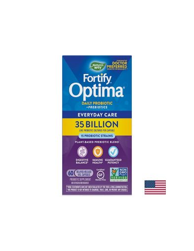 Фортифай пробиотик + пребиотици 35 млрд. | Daily Probiotic + Prebiotic | Nature’s Way, 60 капс.
