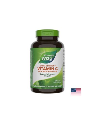 Витамин С 1000 мг с Биофлавоноиди | Vitamin C with Bioflavonoids | Nature’s Way, 100 капс.