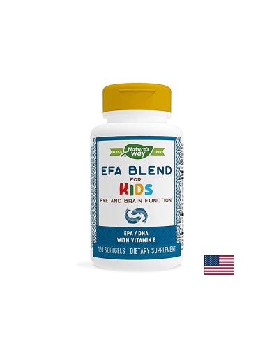  Бленд за Мозъка за Деца | EFA Blend for Kids | Nature’s Way, 120 драж.