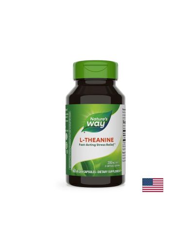 L-Theanine - Л-Теанин, 60 капсули Nature’s Way