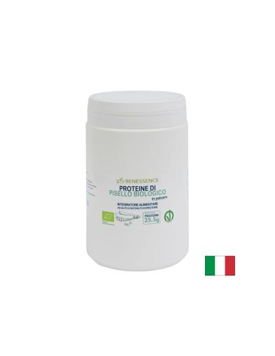 Грахов протеин | Proteine vegetali del Pisello Bio | Benessence, 500 гр прах 