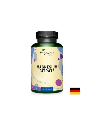 Магнезий (цитрат) – При мускулни крампи и нервно напрежение, 200 mg, 180 капсули