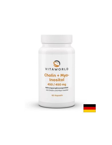 Холин и Мио Инозитол | Cholin Myo Inositol |  Vitaworld ®, 60 капс.