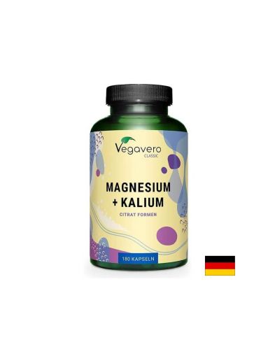 Магнезий + Калий | Magnesium + Kalium | Vegavero, 180 капс.