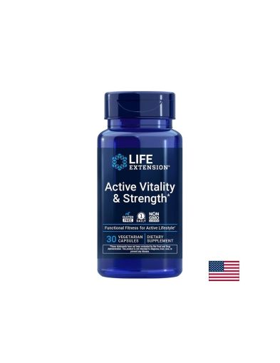 Active Vitality Strength (Strengthera™) – Мускулна сила и възстановяване при физическо натоварване, 30 капсули