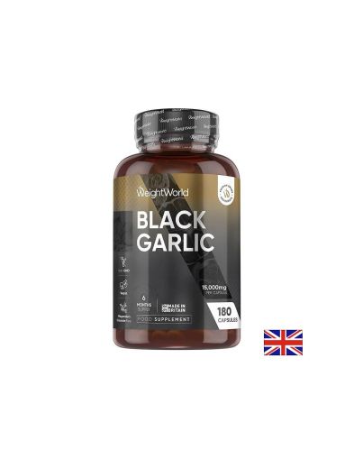 Черен чесън (екстракт)  | Black Garlic Extract | Weight World , 180 капс.