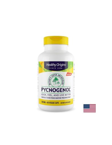 Пикногенол Pycnogenol® – Екстракт от кора на френски морски бор, 150 mg, 60 растителни капсули