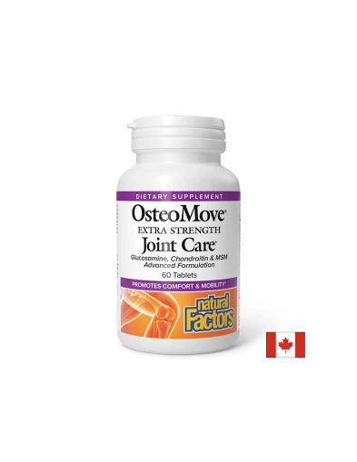 OsteoMove с глюкозамин, хондроитин и MSM – Кости и съединителна тъкан, 60 таблетки