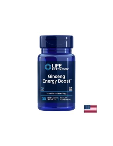 Азиатски Женшен 200 мг | Ginseng Energy Boost | Life Extension, 30 V капс.