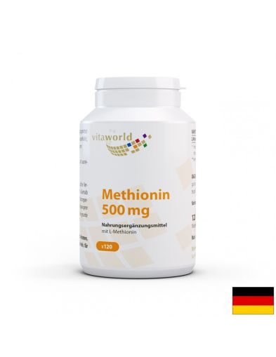 L-Метионин | Methionin | Vitaworld®, 120 капс.