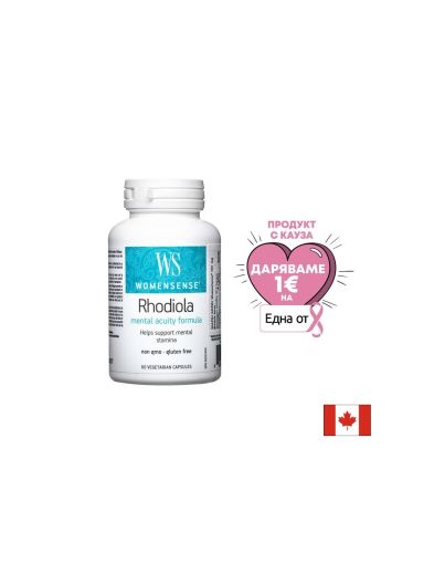  Златен корен 500 мг | Rhodiola WomenSense® | Natural Factors, 60 капс.