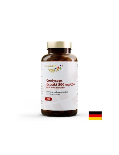 Кордицепс екстракт | Cordyceps Extract CS4 | Vitaworld ® , 100 капс.