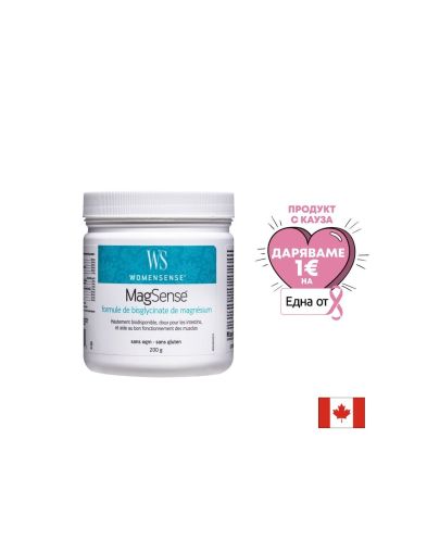 Магнезий бисглицинат | Magnesium Bisglycinate WomenSense | Natural Factors, 200 гр пудра