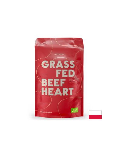 Говеждо сърце на прах | Grass Fed Beef Heart | Nutriest, 135 гр.