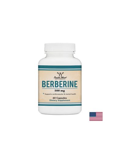 Берберин 500 мг | Berberine | Double Wood, 60 капс.