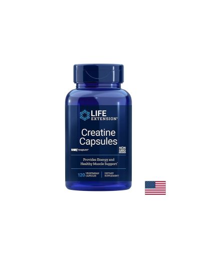 Креатин монохидрат 1000 мг | Creatine | Life Extension, 120 капс.
