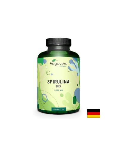 Спирулина 1000 мг | Spirulina Bio | Vegavero, 300 табл.