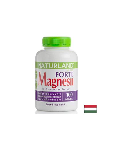  Магнезий цитрат Форте 100 мг | Magnesium Forte | Naturland, 100 таблетки 