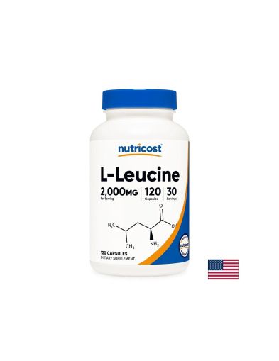 Л - Левцин 500 мг | L-Leucine | Nutricost, 120 капс.